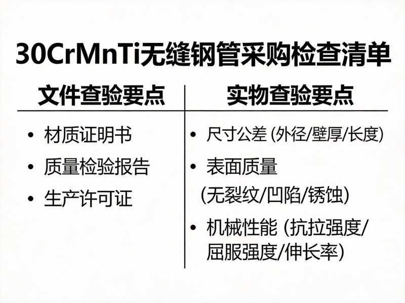 30CrMnTi无缝钢管采购指南：内蒙古地区如何选择优质供应商？